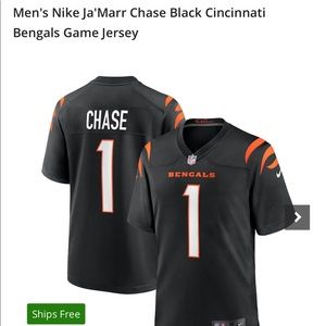 Nike Ja’ Marr Chase Bengals Jersey